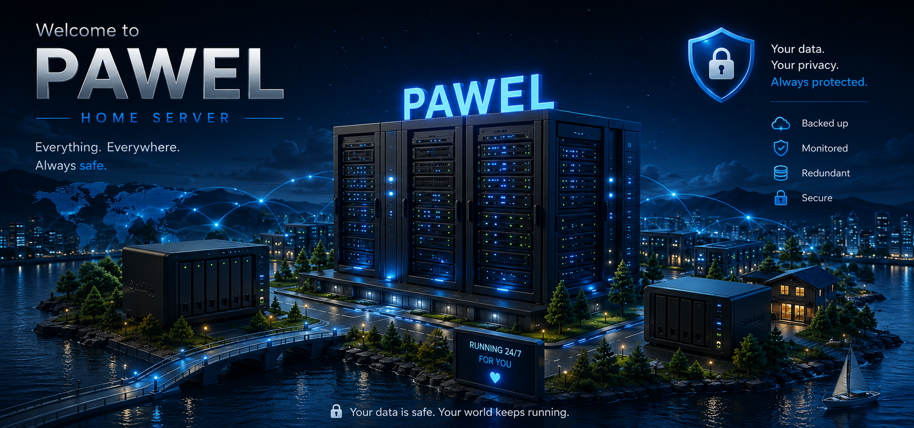 PAWEL Home Server – secure server and data center world